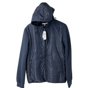 Mens Performance Coat Sz Med Vince Camuto Navy Blue Puffer Jacket